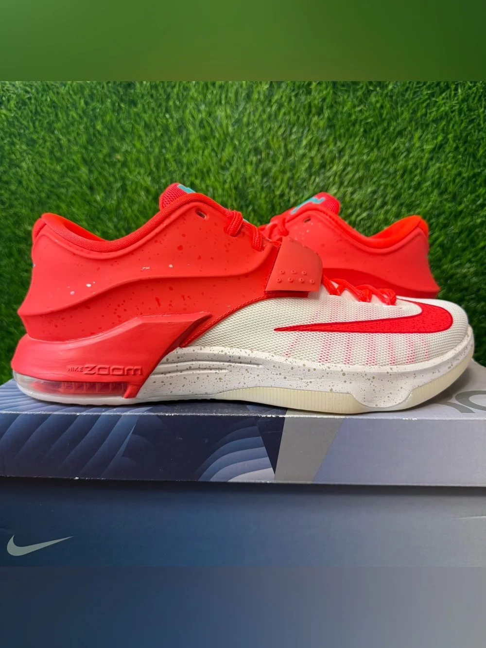 Nike KD 7 VII XMas Egg Nog Christmas Red Durant
